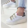 Femme Serafini Baskets^Baskets J.Connors White Gold-