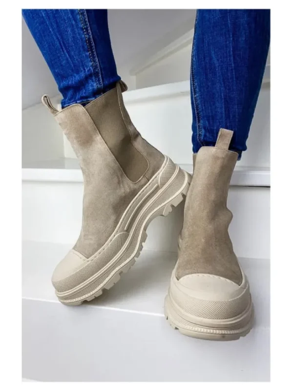 Femme Semerdjian Bottines^Bottines D144M3 Camoscio Barley-