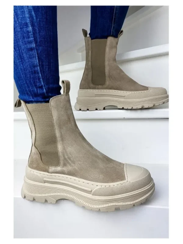 Femme Semerdjian Bottines^Bottines D144M3 Camoscio Barley-