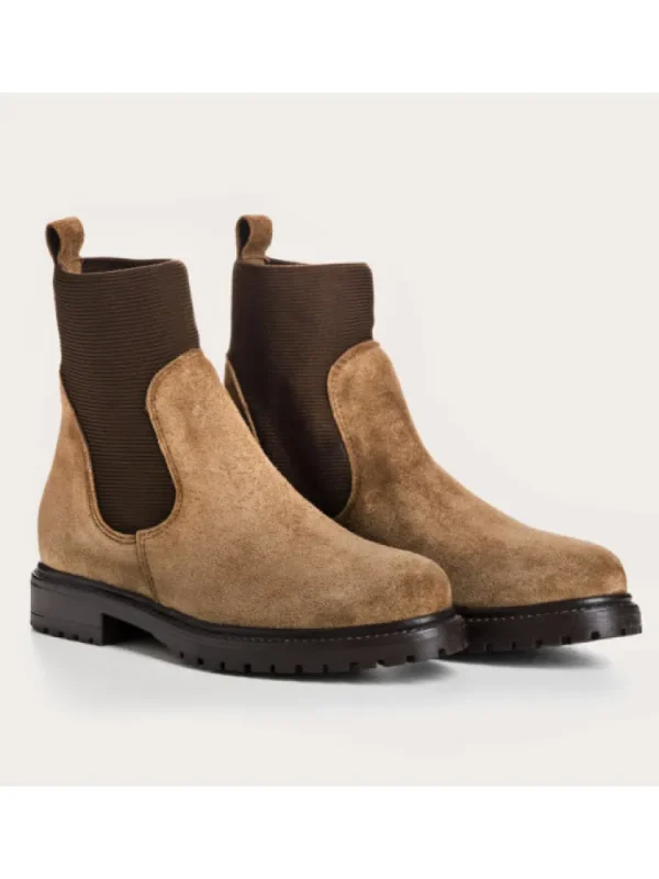 Femme Reqins Bottines^Bottines Evelyn Peau Beige-