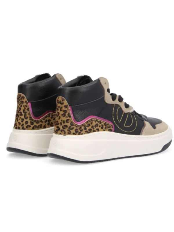 Femme No Name Baskets^Bridget Mid Grain Leopard-