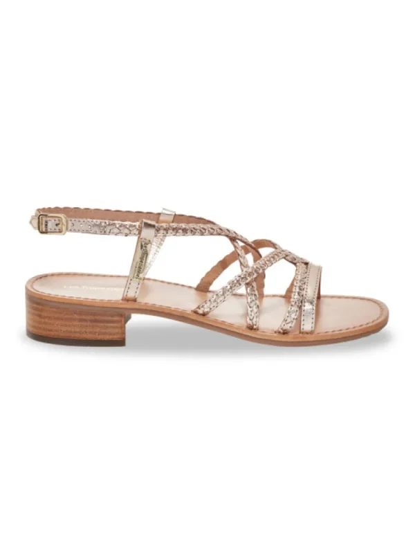 Femme Les tropéziennes par M. Belarbi Sandales & Nu-Pieds^Les Tropeziennes Par M. Belarbi-Sandales Hotressa Or
