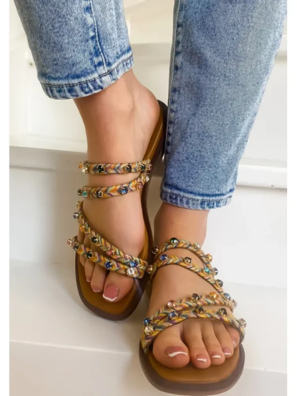 Femme Les tropéziennes par M. Belarbi Sandales & Nu-Pieds^Les Tropeziennes Par M. Belarbi-Sandales Opiana Ciel