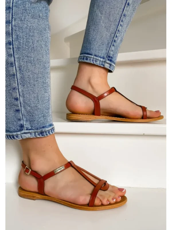 Femme Les tropéziennes par M. Belarbi Sandales & Nu-Pieds^Les Tropeziennes Par M. Belarbi-Sandales Hamess Brique