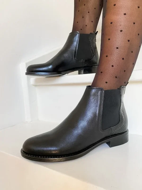 Femme Maroli Bottines^-Chelsea 7407 Croco Caster
