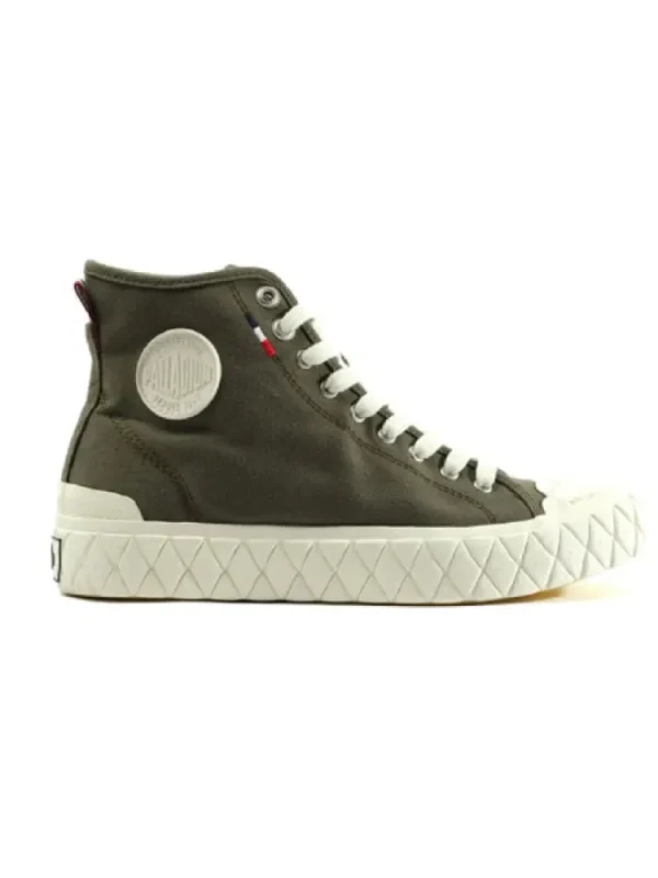 Femme Palladium Baskets^Palla Ace Canvas Mid Olive-