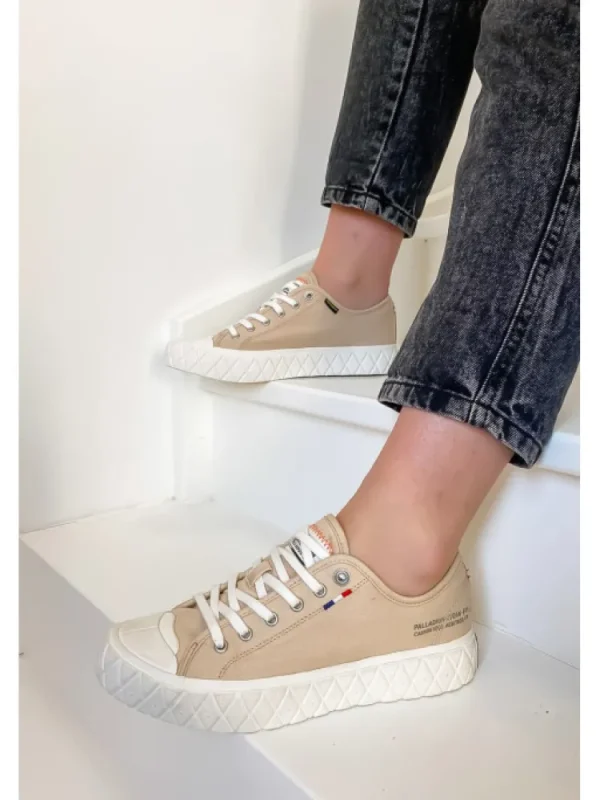Femme Palladium Baskets^Palla Ace Canvas Nude Light-