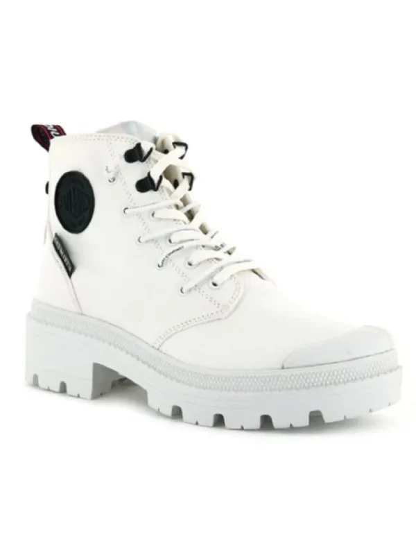 Femme Palladium Bottines^Pallabase Metro Star White-