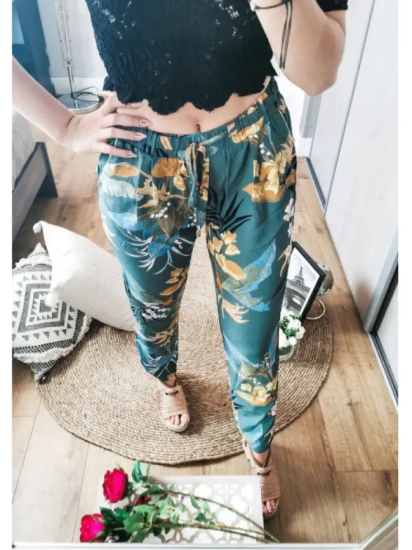 Femme * Pantalons^Pantalon Vert Chicago