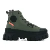 Femme Palladium Bottines^Revolt Hi Tx Olive-