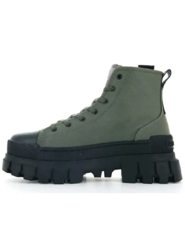 Femme Palladium Bottines^Revolt Hi Tx Olive-