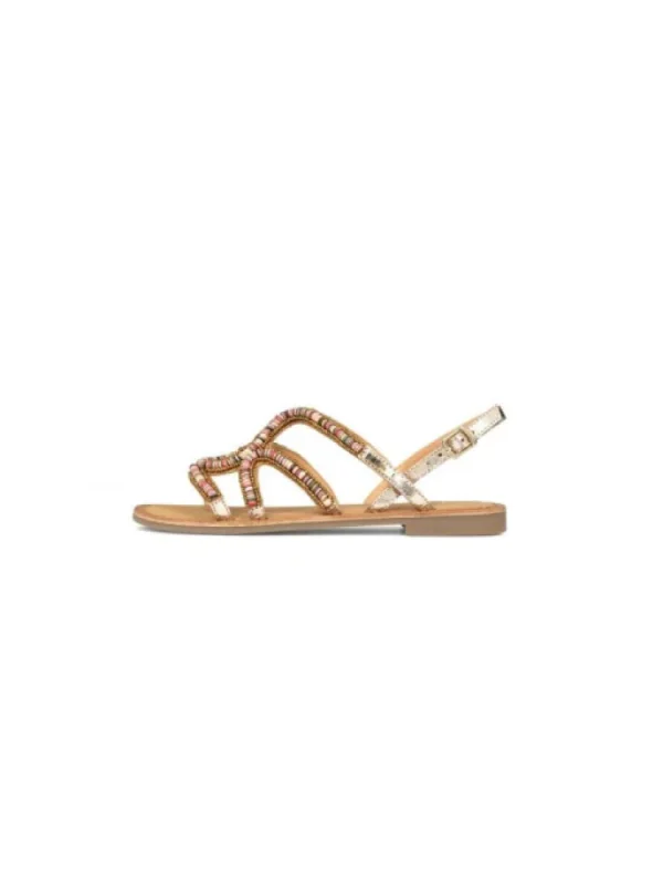 Femme Les Petites Bombes - LPB Sandales & Nu-Pieds^Sandales Cuir Alya Dore-Les Petites Bombes