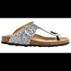 Enfants Reqins Sandales & Nu-Pieds^Sandales Fille Dune Glitter Vernis Argent-