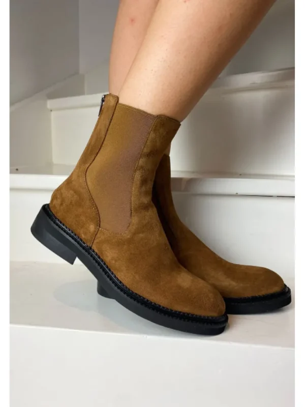 Femme Semerdjian Bottines^-Bottines E320E4 Camoscio Fox