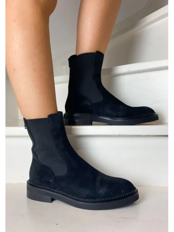 Femme Semerdjian Bottines^-Bottines E320E4 Camoscio Nero