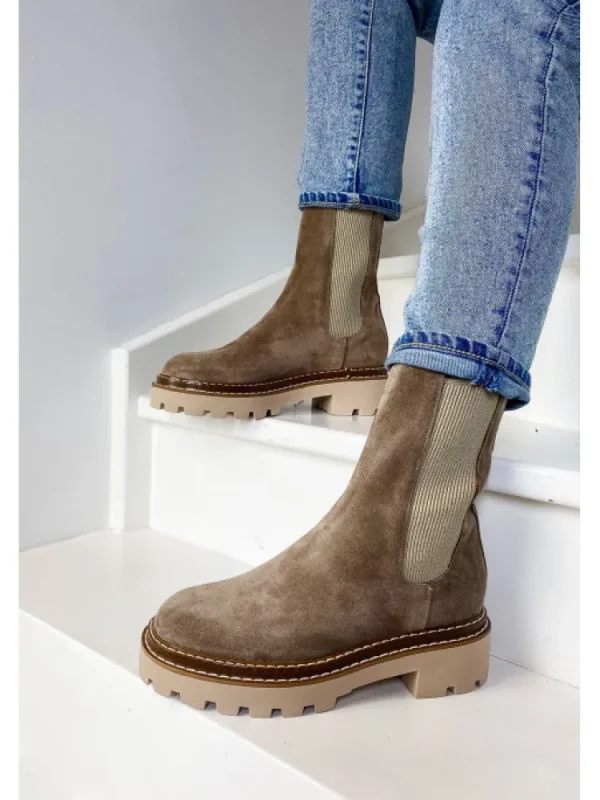 Femme Semerdjian Bottines^-Bottines E449E2 Camoscio Corda