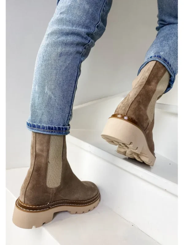 Femme Semerdjian Bottines^-Bottines E449E2 Camoscio Corda