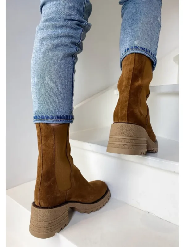 Femme Semerdjian Bottines^-Bottines Mu547M3 Camoscio Fox