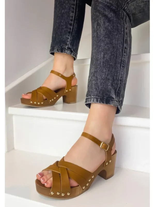 Femme Semerdjian Sandales & Nu-Pieds^-Mules Lodi Cuoio