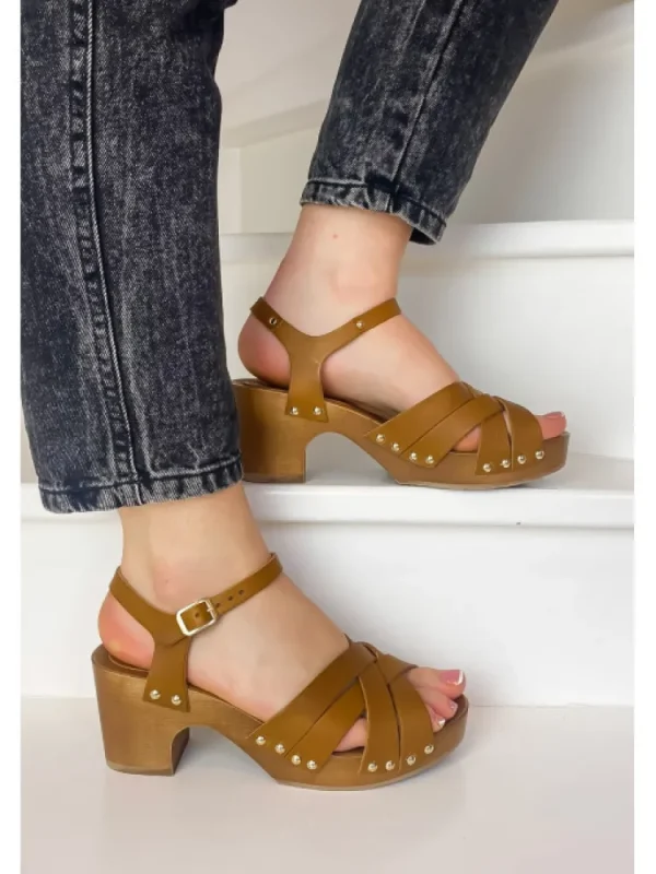 Femme Semerdjian Sandales & Nu-Pieds^-Mules Lodi Cuoio