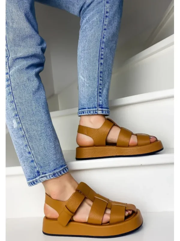 Femme Semerdjian Sandales & Nu-Pieds^-Sandales 2733 Cervo Cuoio