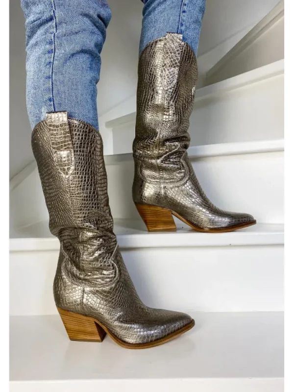 Femme Semerdjian Bottes^-Santiag M690M1-L Texano Caiman
