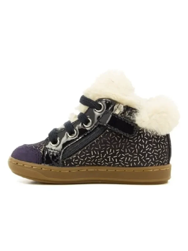 Enfants Shoo pom Bottes & Bottines^-Bottines Bouba Zip Hair Marine