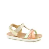 Enfants Shoo pom Sandales & Nu-Pieds^-Sandales Fille Goa Salome Shine Beige