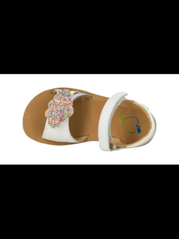 Enfants Shoo pom Sandales & Nu-Pieds^-Sandales Fille Goa Multi White