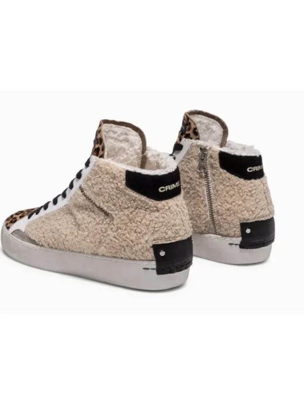 Femme Crime London Baskets^Sneakers High Top Distressed