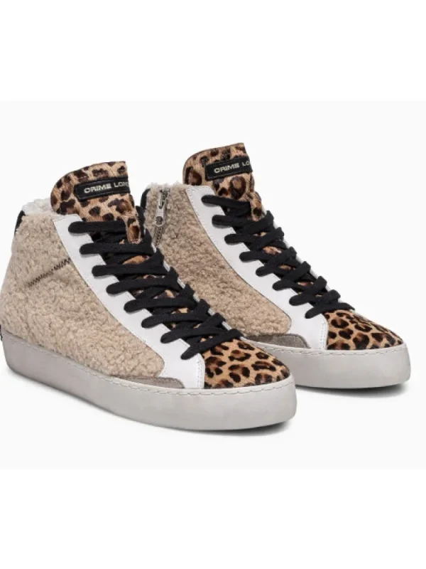 Femme Crime London Baskets^Sneakers High Top Distressed