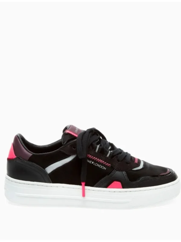 Femme Crime London Baskets^Sneakers Low Top Off Court Black-