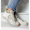 Femme No Name Baskets^Sneakers Strike Mid Cut Cocoon/Nappa-